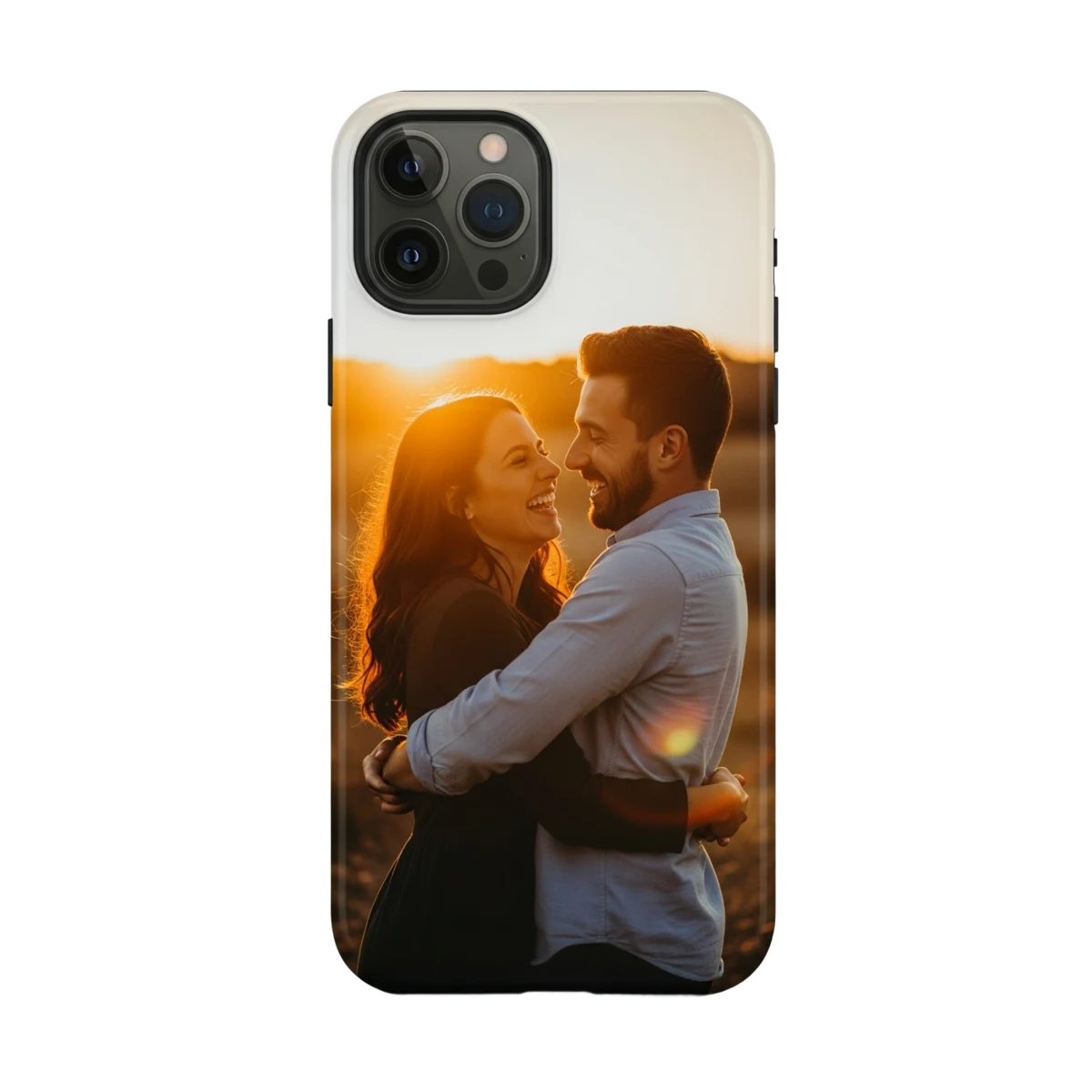 Esimerkki omalla kuvalla tulostetusta iPhone 15 -puhelinkuoresta